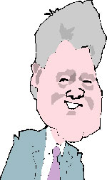 Clinton caricature