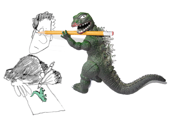 Joe and Godzilla